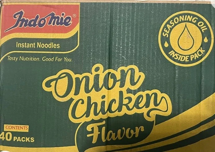 Nigerian Indomie noodles ONIONS/CHICKEN Flavor (40 PACK) !!