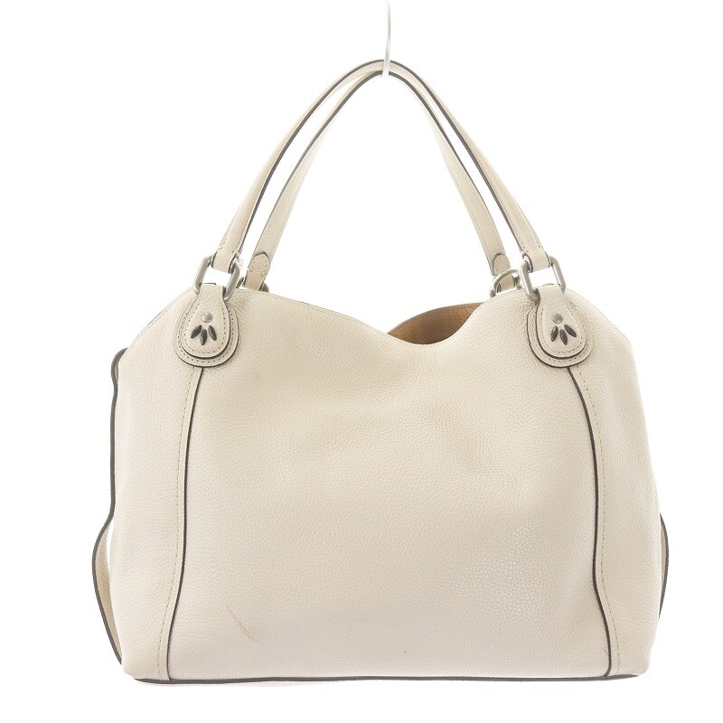 Coach Edie With Prairie Rivet Handbag Shoulder Bag 2Way Leather Studs