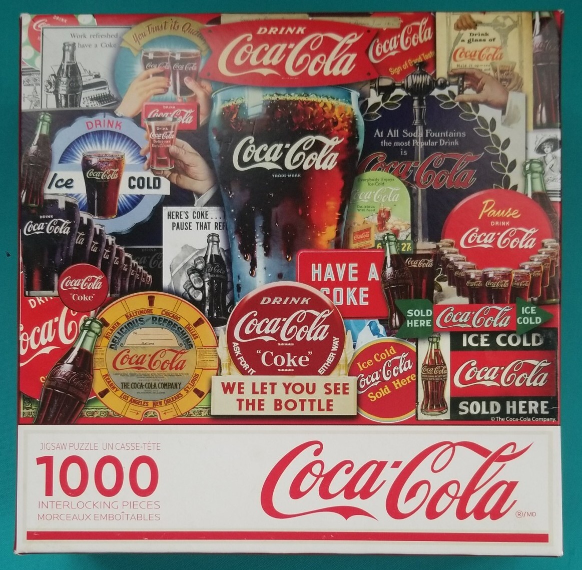 Coca Cola “Coke” Jigsaw Puzzle 1000 Pieces vintage soda drink