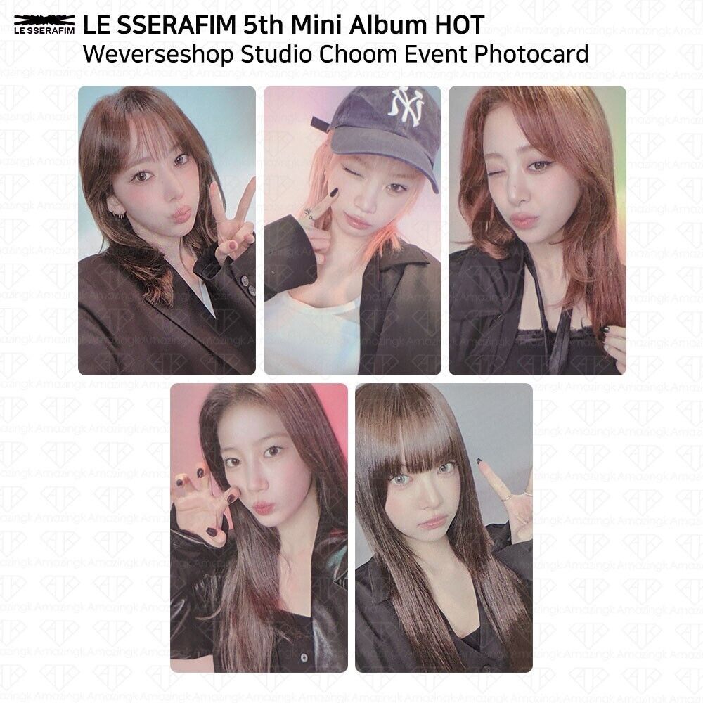 Le Sserafim 5th Mini Album HOT WeverseShop Studio Choom Le Sserafim 5th Mini Album HOT WeverseShop Studio Choom