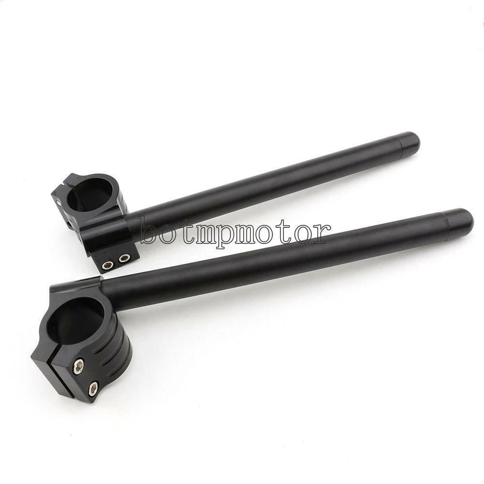 Motorcycle Clip-On Handlebars 7/8" 33mm for Honda CX500 CX500C CX500D Deluxe — 第 4/4 张图片
