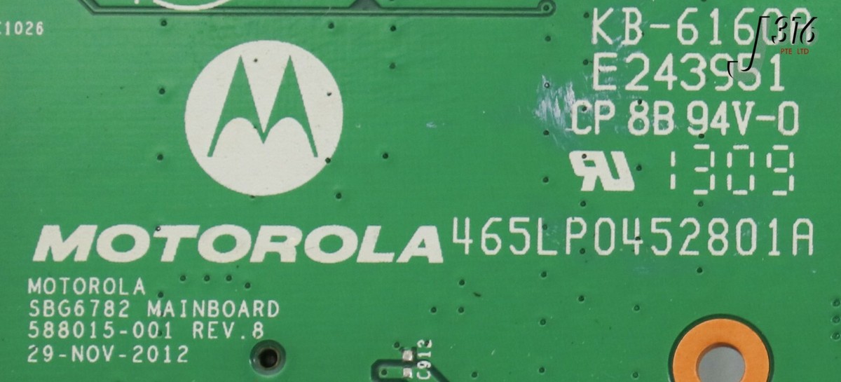 （
pcx 125cc 22869 MOTOROLA PCB, SBG6782 MAINBOARD, 588016-001-00 588015-001 | eBay