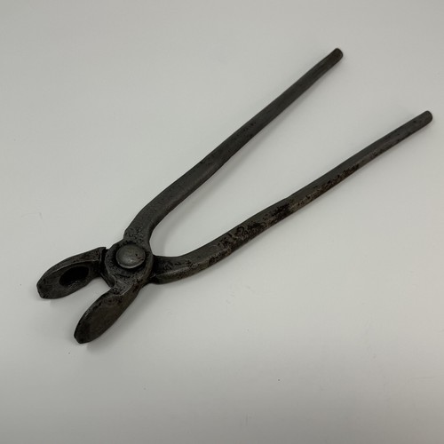 Vintage 1800's Heller Bros Co Steel Blacksmith / Farrier 12” Tongs Restored - 第 1/7 張圖片