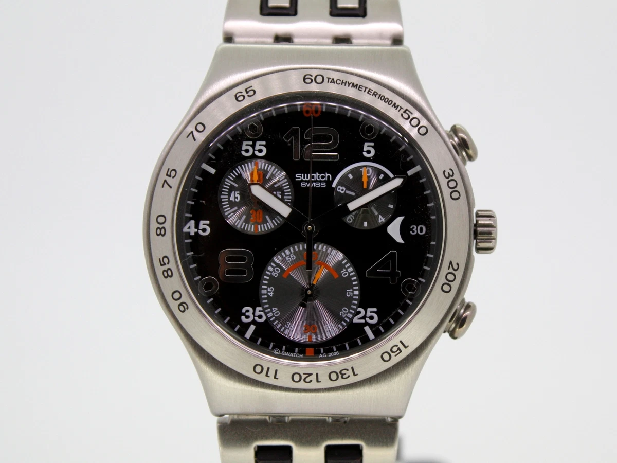 Swatch Irony Chrono Free Chain Too Men s Watch Stainless Steel