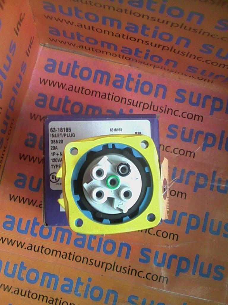 Presa Industriale Meltric DSN20 20A 120VAC Tipo 4X - 63-14125-K16