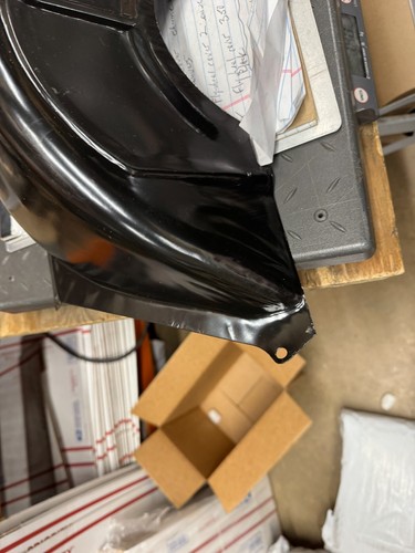 chevrolet flywheel cover turbo 350 turbo 400 black - Picture 2 of 5