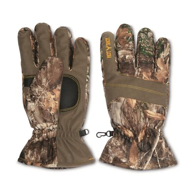 Gants Thermiques HotShot Homme - Realtree Edge Camouflage - Imperméables - Taille L