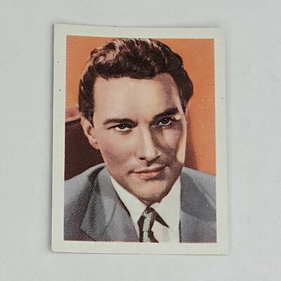 1956 Jibco Tea, Screen Stars, 2nd Edition, #11 TERENCE MORGAN (A)
