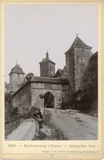 Ernst Roepke, Germany, Rothenburg ob der Tauber, Kobolzeller Thor Vintage p