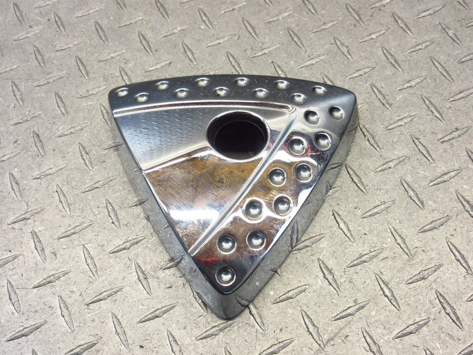 2005 05 Victory Touring OEM controle de ar ocioso capa cromada - Imagem 2 de 4