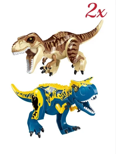 Jurassic Brachiosaurus/Spinosaurus Dinosaurier Modell Bausteine Spielzeug Neu - Bild 5 von 10