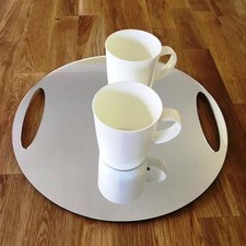 Piatto Rotondo Servire Vassoi - Molti Colori Specchi 3mm,32cm 31.8cm,Bespoke IN