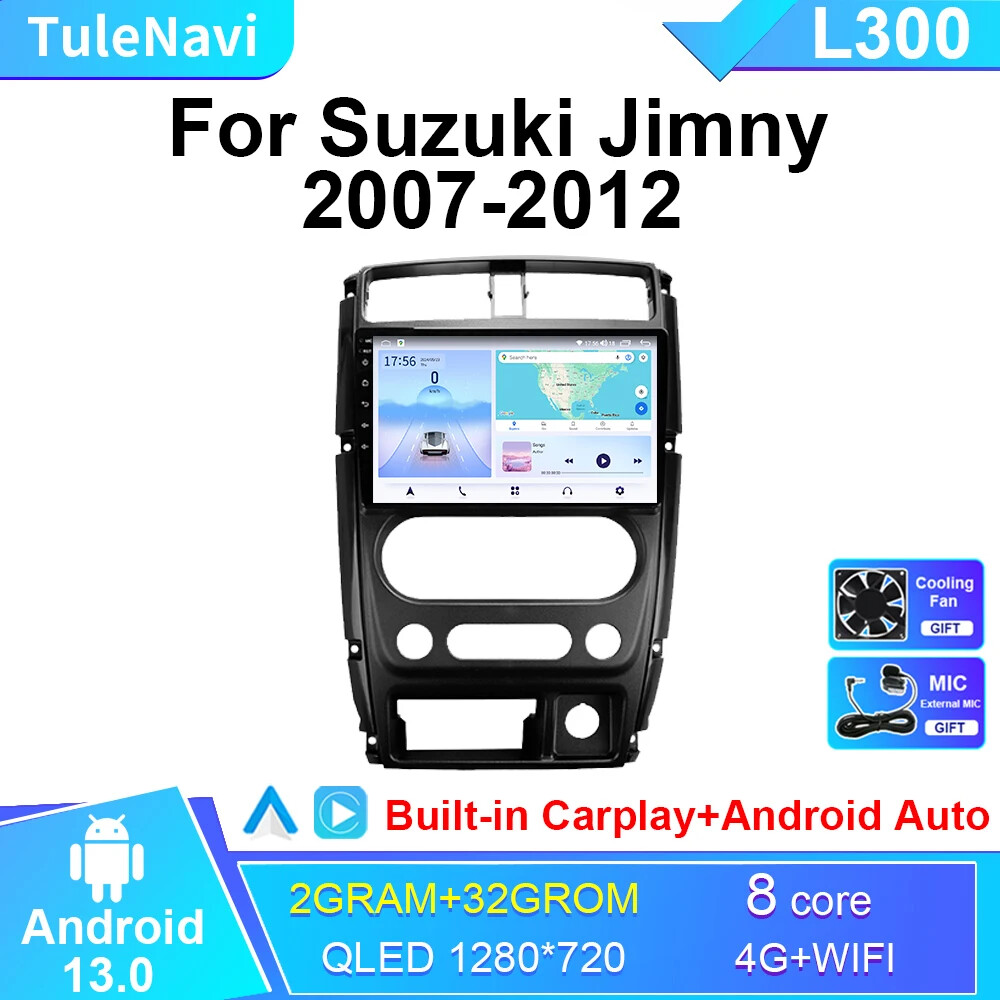 Wireless Carplay Android Auto For Suzuki Jimny 3 Car Video Player GPS Navi Radio