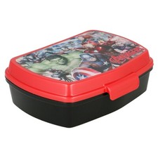 Avengers Marvel Brotdose Sandwichbox Fr&uuml;hst&uuml;cksbox  Ma&szlig;e: 16,5cm x 13,5cm x 6 cm