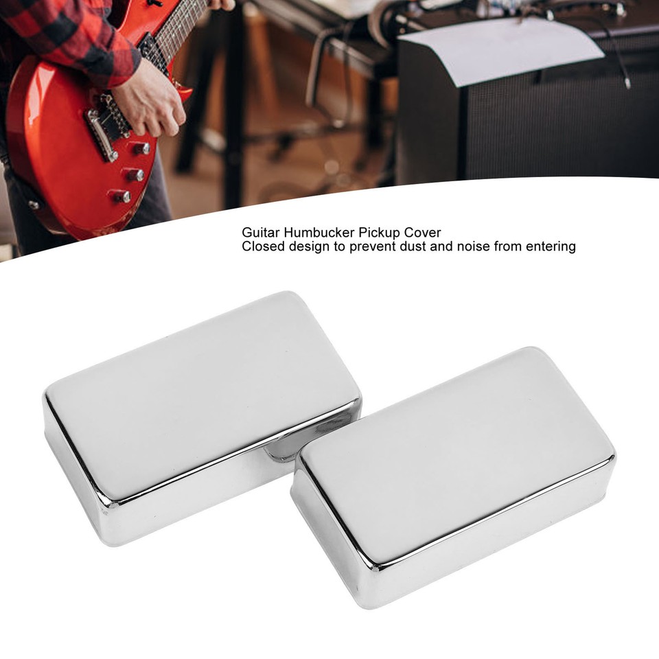 2PCS Electric Guitar Pickup Cover Closed Type Sealed Humbucker Double