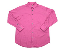 ANGELO LITRICO C&A camicia uomo XL 43/44 rosa manica lunga cotone collo kent