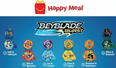 beyblade mcdonalds toys