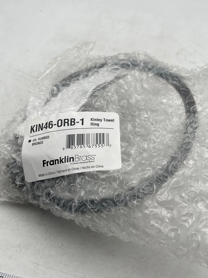 Franklin Brass Kinley Towel Ring Oil Rubbed Bronze Wall Mount Bath Hardware - Image 4 of 4