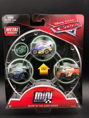 Disney Pixar Cars Mini Racers Glow in the Dark 3 Pack Danny Tim