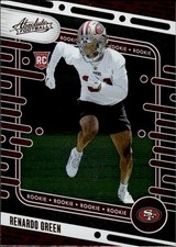 2024 Panini Absolute Football Rookies Bronze Foil #159 - Renardo Green - 49ers