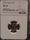 U.S. Mint American Eagle $5 Gold Coin 2026 NGC MS 69 8688800-070