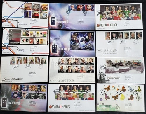 2013 Royal Mail GB First Day Covers - Collection of 21 with Inserts