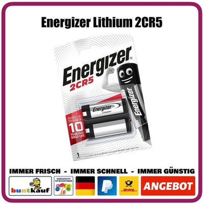 Energizer 2CR5 / DL245 Lithium Batterie