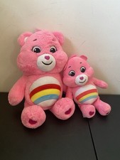 Care Bears Cheer Bear 13" 9 Plush Stuffed Toy Animal w/ Rainbow Belly 2020