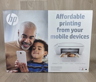 FACTORY SEALED HP DeskJet 2655 All in One Wireless Inkjet Color Printer