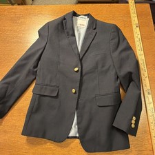 Izod Sports Coat Jacket Navy Blazer Boys Lined 12 R Regular