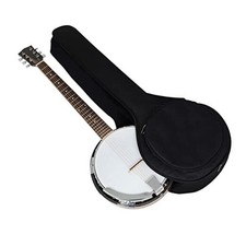 5 String Banjo Soft Bag, Thick Padded Gig Bag with Dual Handle Wrap and