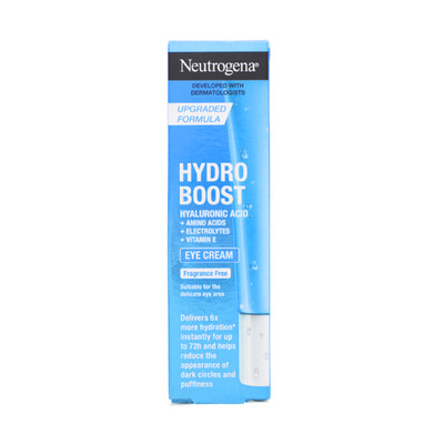 Neutrogena Hydro Boost Augencreme 0% Parfüm 72h Feuchtigkeit Augenpflege 15ml