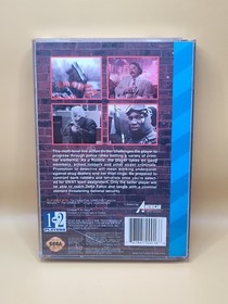 Crime Patrol (Sega CD, 1994) Complete, Jewel Case Hinge Broken Free Shipping 