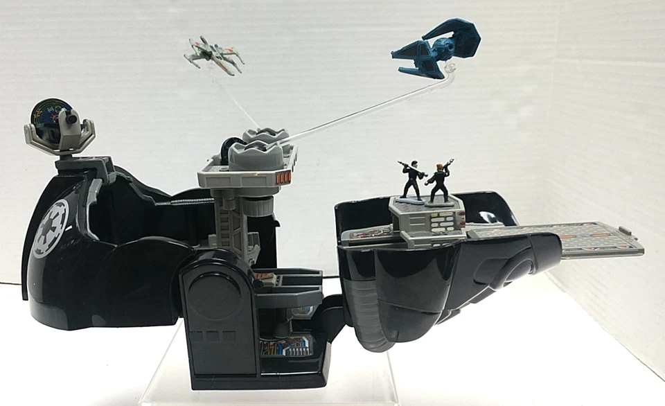 Micro Machines Star Wars Transforming Action Tie Fighter Pilot Academy 1996 De colección Foto 3 de 4