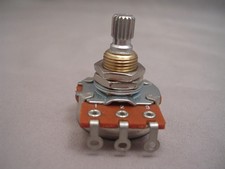 BOURNS A250K FULL SIZE POT - KNURLED SPLIT SHAFT - FAST USA SHIPPING