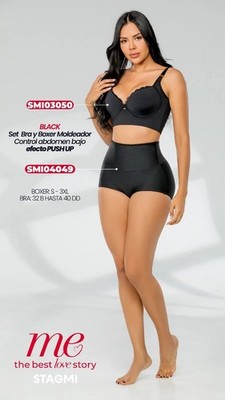 Boxer Moldeador Control Abdomen   Efecto Push-Up y Control Total SMI04049 Stagmi