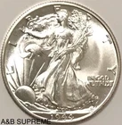1944 D WALKING LIBERTY HALF DOLLAR FROM OBW ROLL CHOICE-GEM BU UNC. 90% SILVER