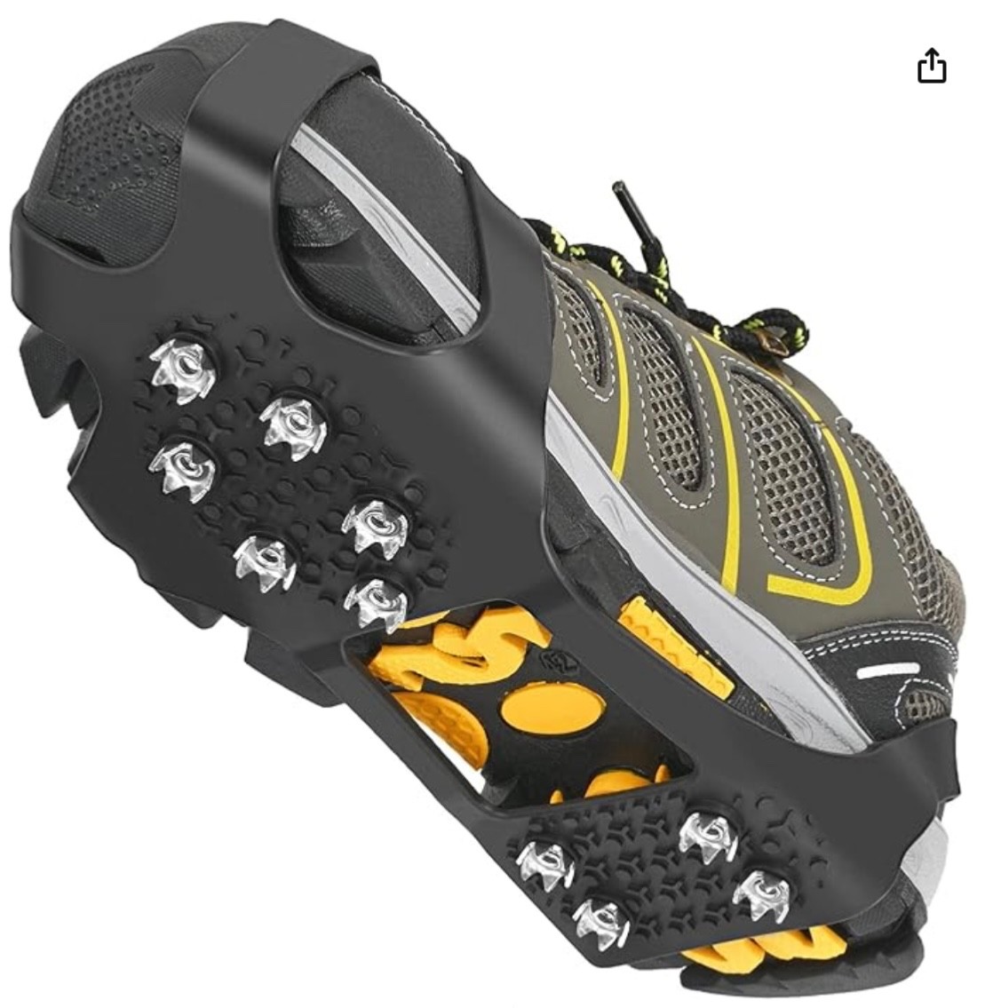 Grectek GT10 Light Ice Snow Grips tacos crampones sobre zapato bota tacos de tracción