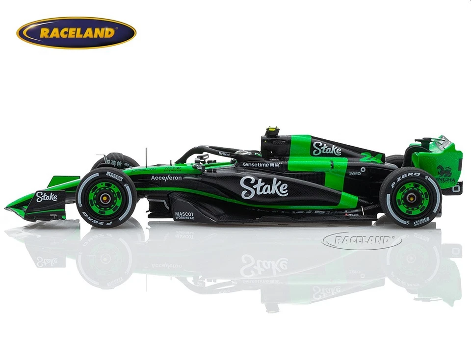 Sauber C44 Ferrari Stake F1 GP Bahrain 2024 Guanyu Zhou, Spark 1:43, S9516 - Bild 2 von 4