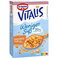 Dr. Oetker Vitalis Knusper Pur Weniger Süß MüSli 1,5 Kg, 1 St.