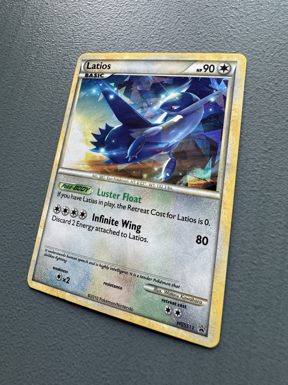 Latias and Latios Cracked Ice Holo HGSS11 Promos NM