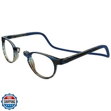 Clic Magnetic Reading Glasses for Men or Women, Soft Foldable Ban