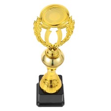 Plastic Gold Trophy Cup: 14.15 Inch Award Trophies For Dance Music Chess Sports