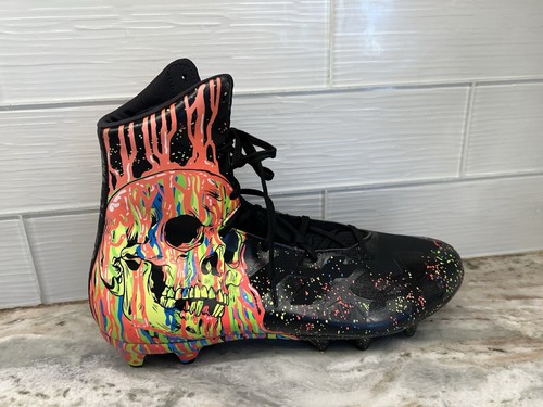 Under Armour Ready To Rage Skull Football Cleats Mens Size 15 New READ - Picture 8 of 18