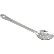 Perforated Stainless Steel Slotted Spoon 15 inch Long Handle Basting Spoon