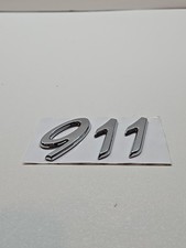 Porsche 996 911 Number Badge Emblem Nameplate Chrome Porsche 996 911 Number Badge Emblem Nameplate Chrome