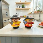 Vintage Fisher-Price Little People Fireman.    Lot Of 2.