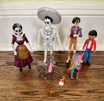 Mattel Disney Pixar Coco Action Figure Lot Mama Imelda Miguel Hector Ernesto