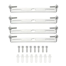 Ceiling Light Plate 115x18x17mm Light Fixture Chandelier Mounting Bracket 4 Set