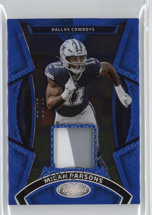 2023 Certified Materials Mirror Blue Etch /20 Micah Parsons #MMPE-7 1m1f